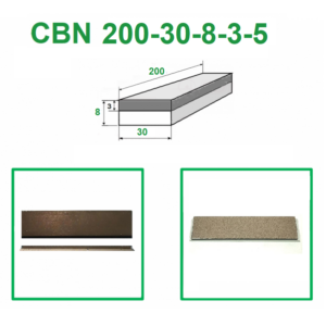 Cubic boron  nitride sharpening stones hybrid bond 200x30